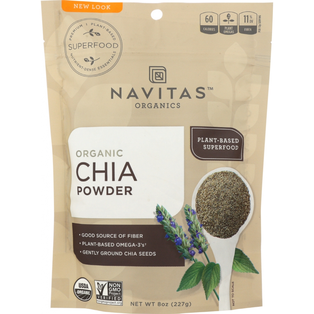 Organic Chia Seed Powder - 8 oz