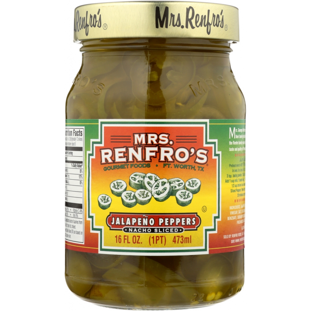 Sliced Jalapeno Peppers - Nacho Flavor - 16 oz