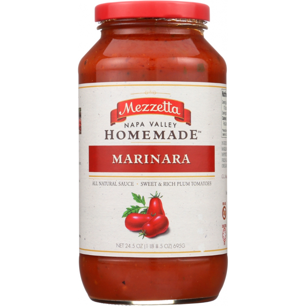 Homestyle Marinara Sauce, Napa Valley Bistro, 24.5 oz