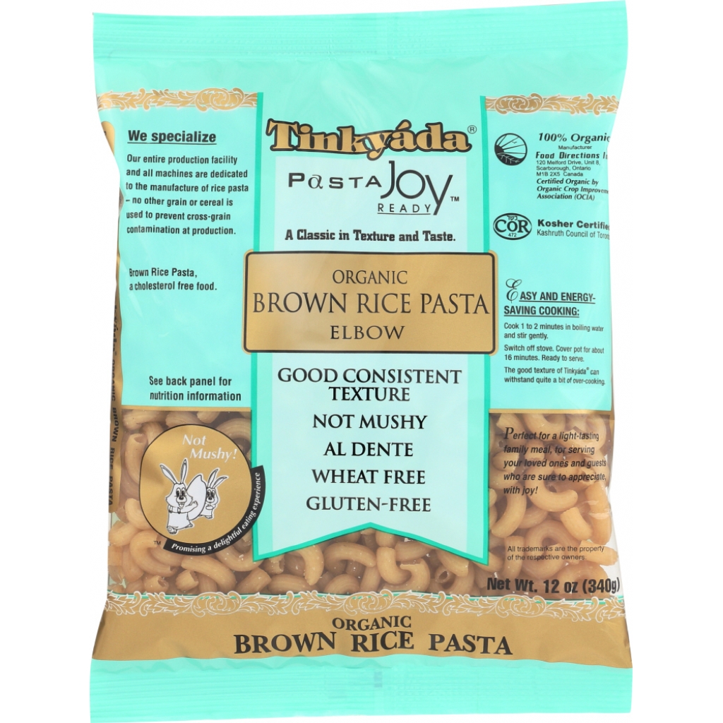 Organic Brown Rice Elbow Pasta