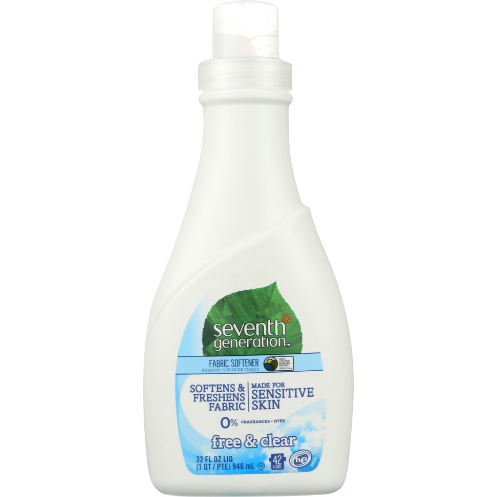 Natural Fabric Softener - Free & Clear - 32 oz