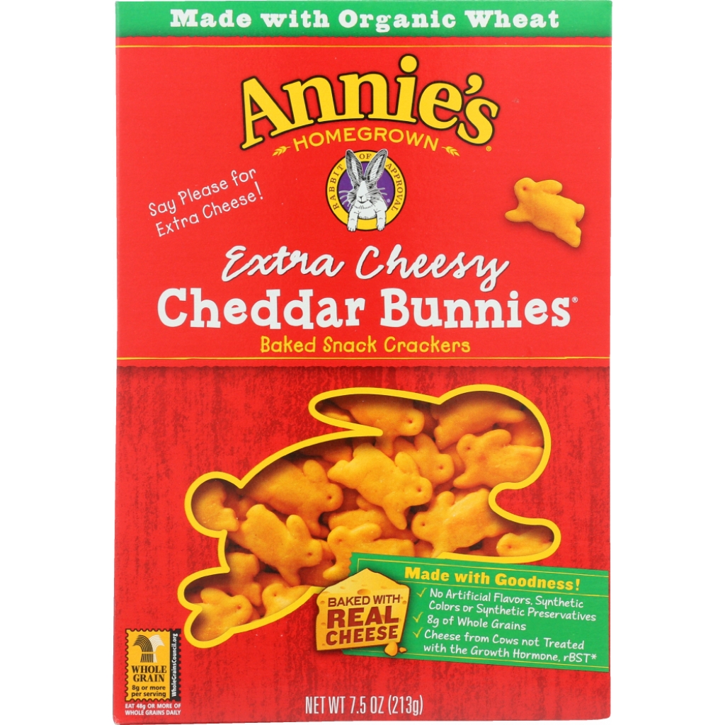 Extra Cheesy Cheddar Bunnies - Wholesome Snack