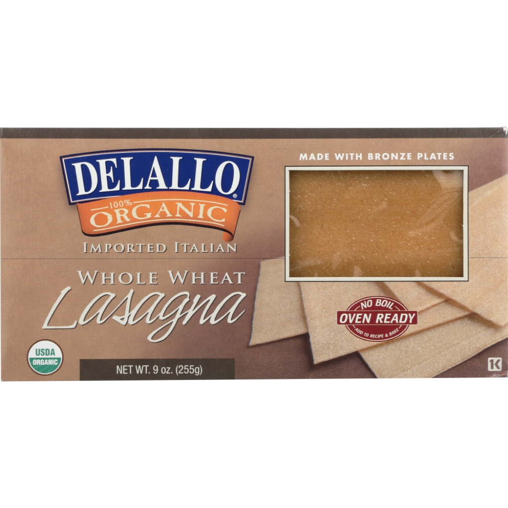 Organic Oven-Ready Whole Wheat Lasagna, 9 oz