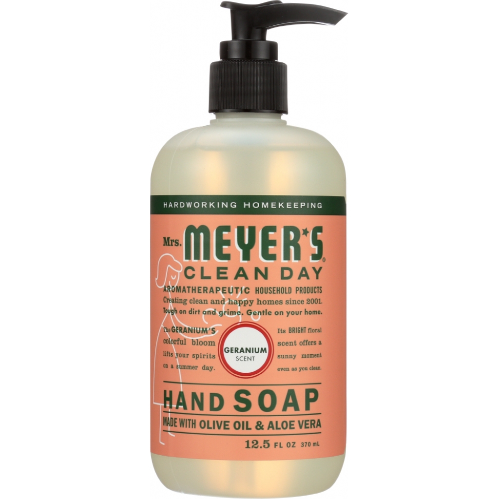 Liquid Hand Soap Geranium Scent, 12.5 oz