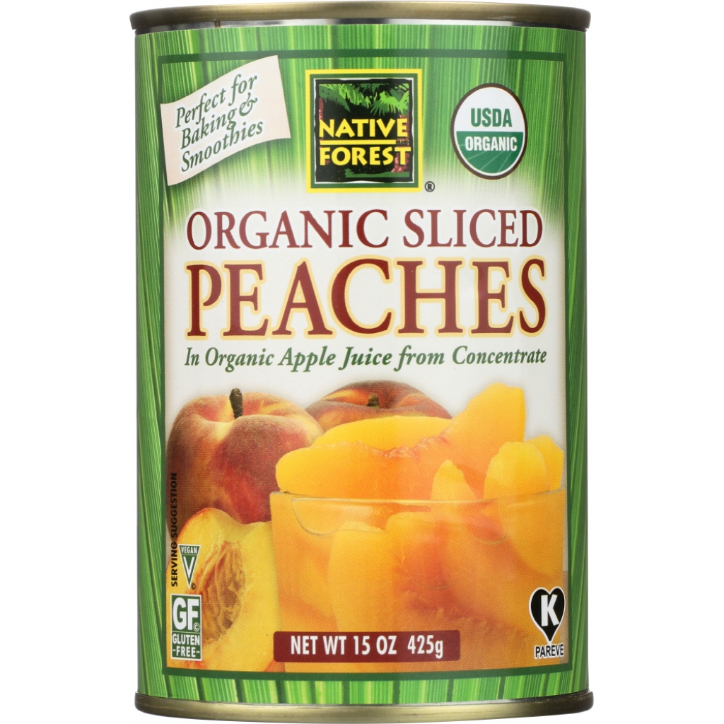 Organic Tree-Ripened Peach Slices - 15 OZ