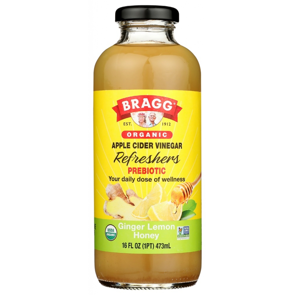 Refreshing ACV Ginger Lemon Honey Beverage - 16 fl oz