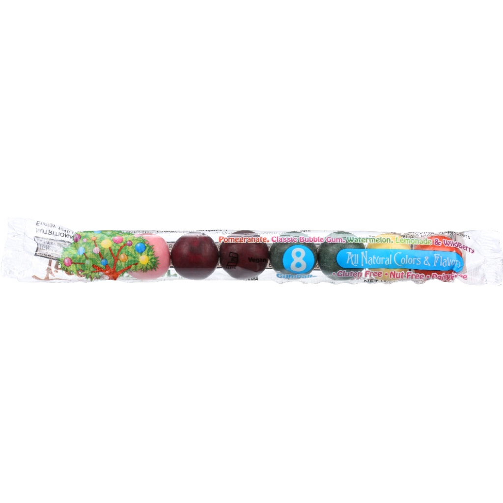 Kosher Vegan Bubble Gum, Fantastic Fruit, 8Ct, 1.6 oz