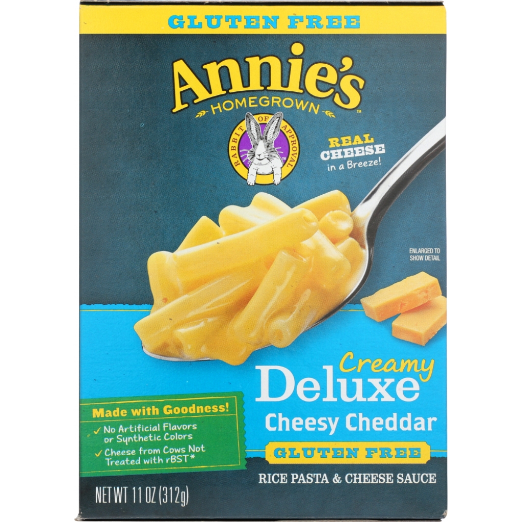 Creamy Deluxe Gluten-Free Macaroni Dinner with Extra Cheesy Cheddar Sauce, 11 oz