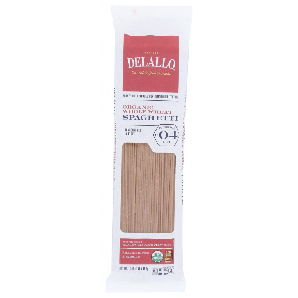 Organic Whole Wheat Spaghetti No. 4 - 16 oz