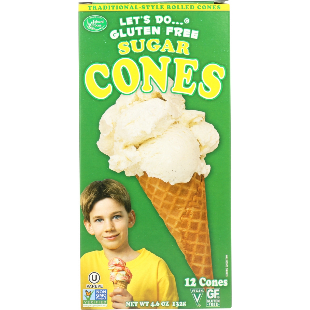 Gluten-Free Classic Ice Cream Cones – 4.6 oz