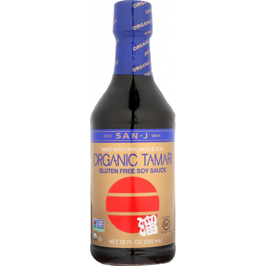 San-J Organic Gluten-Free Soy Sauce Tamari - 20 oz