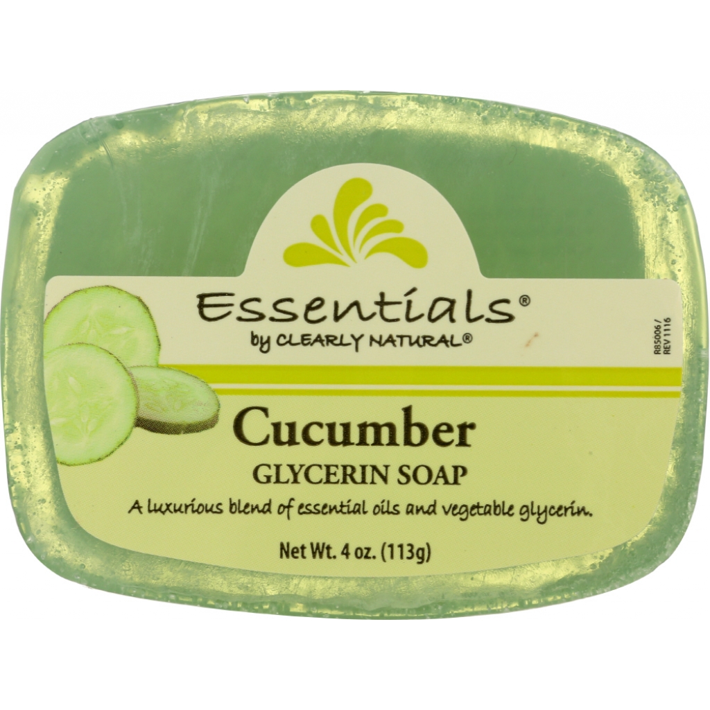 Cucumber Pure & Natural Glycerine Soap - 4 oz