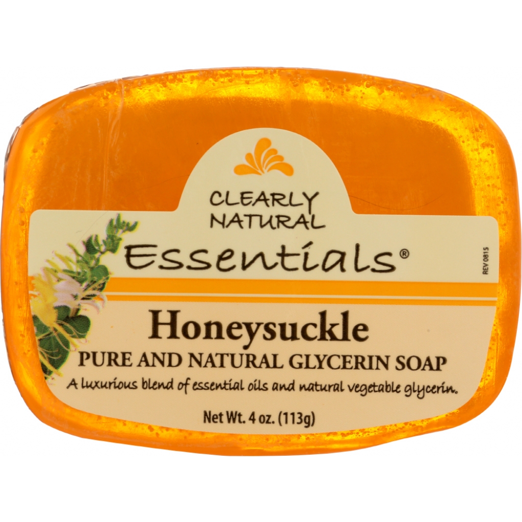 Honeysuckle Pure and Natural Glycerin Soap, 4 oz