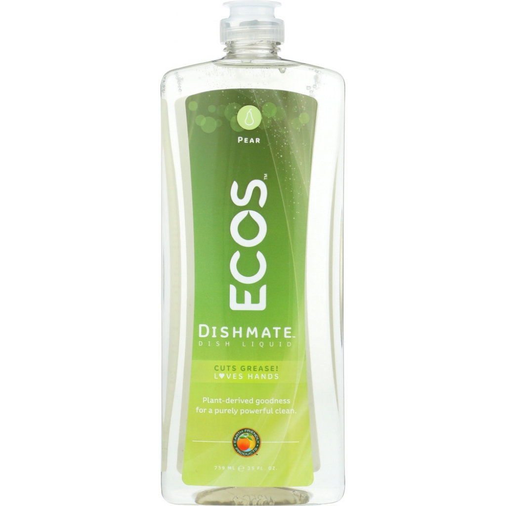 Ecos Dishmate Pear Dish Liquid, 25 oz