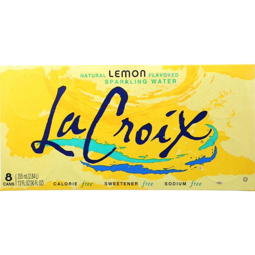 Lemon Sparkling Water 8-Pack - 96 fl oz