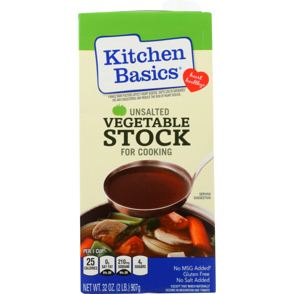 Unsalted Organic Vegetable Cooking Stock - Flavorful Convenience