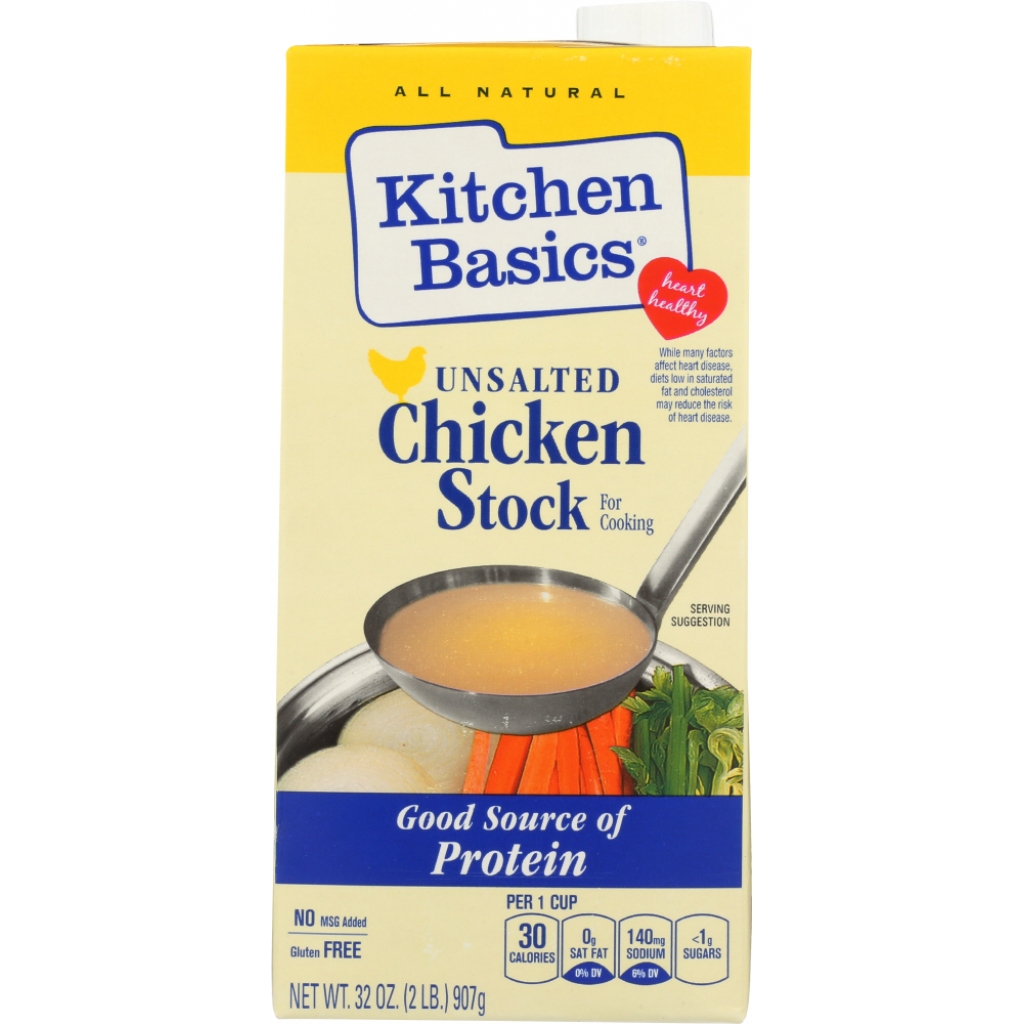 Unsalted Chicken Cooking Stock - Flavorful Cooking Essential