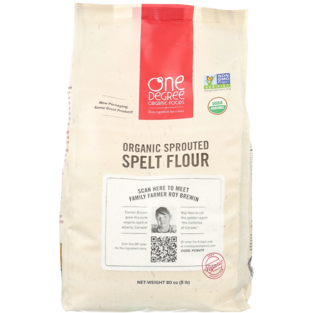 Organic Sprouted Spelt Flour - 80 oz