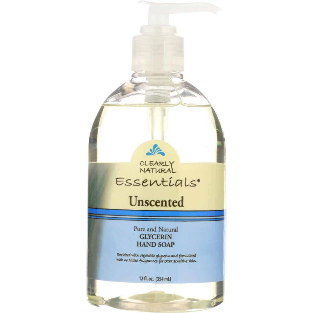 Organic Unscented Glycerine Hand Soap - 12 oz