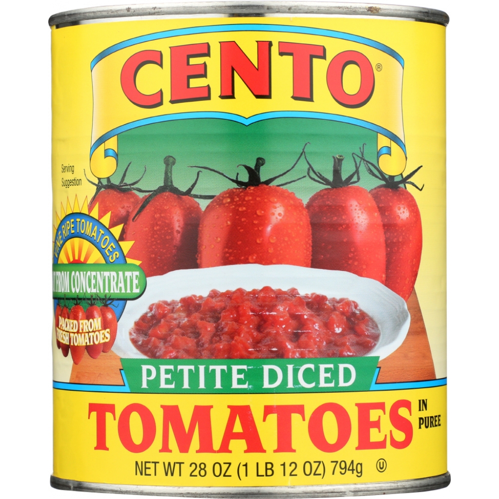 Cento Petite Diced Tomatoes, 28 oz