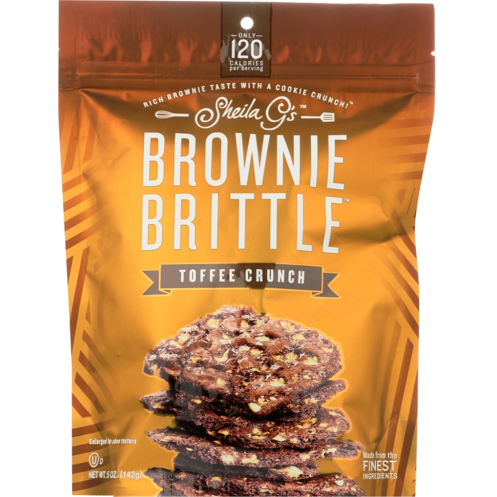 Toffee Crunch Brownie Brittle – 5 oz