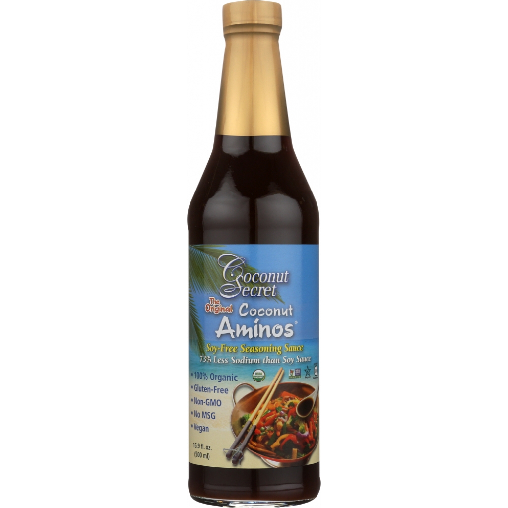 Coconut Aminos Soy-Free Seasoning Sauce, 16.9 oz