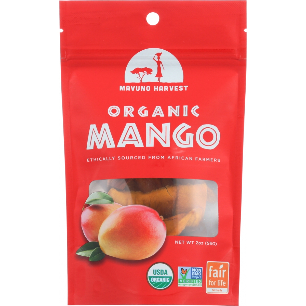 Organic Dried Mango Slices, 2 oz