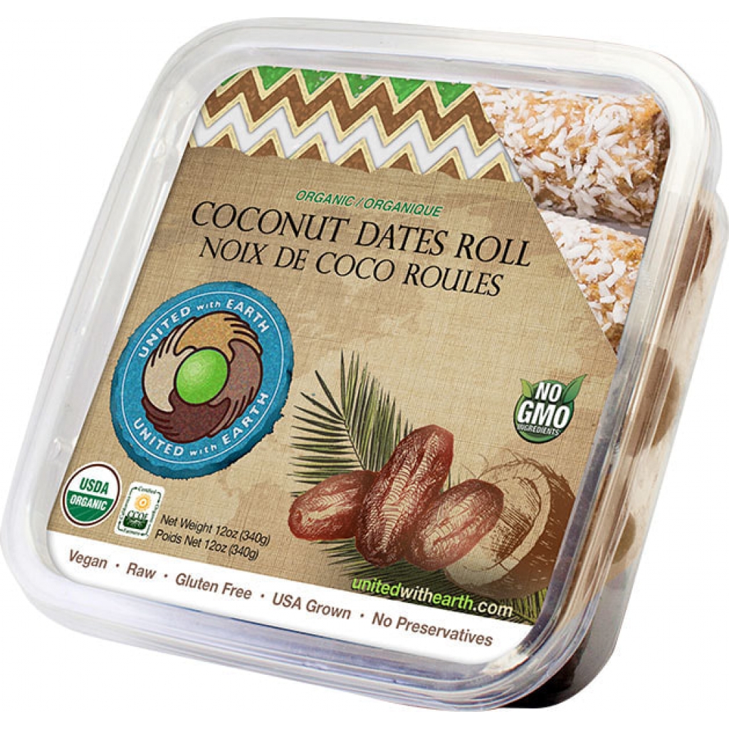 Organic Date Coconut Roll - 12 oz