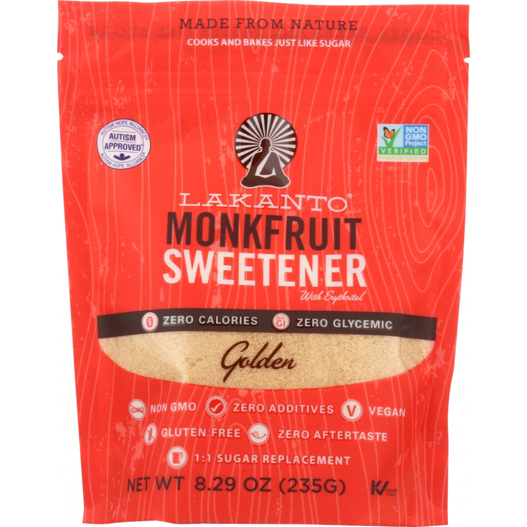 Zero-Calorie Monkfruit Sweetener - Sugar Substitute - 8.29 oz