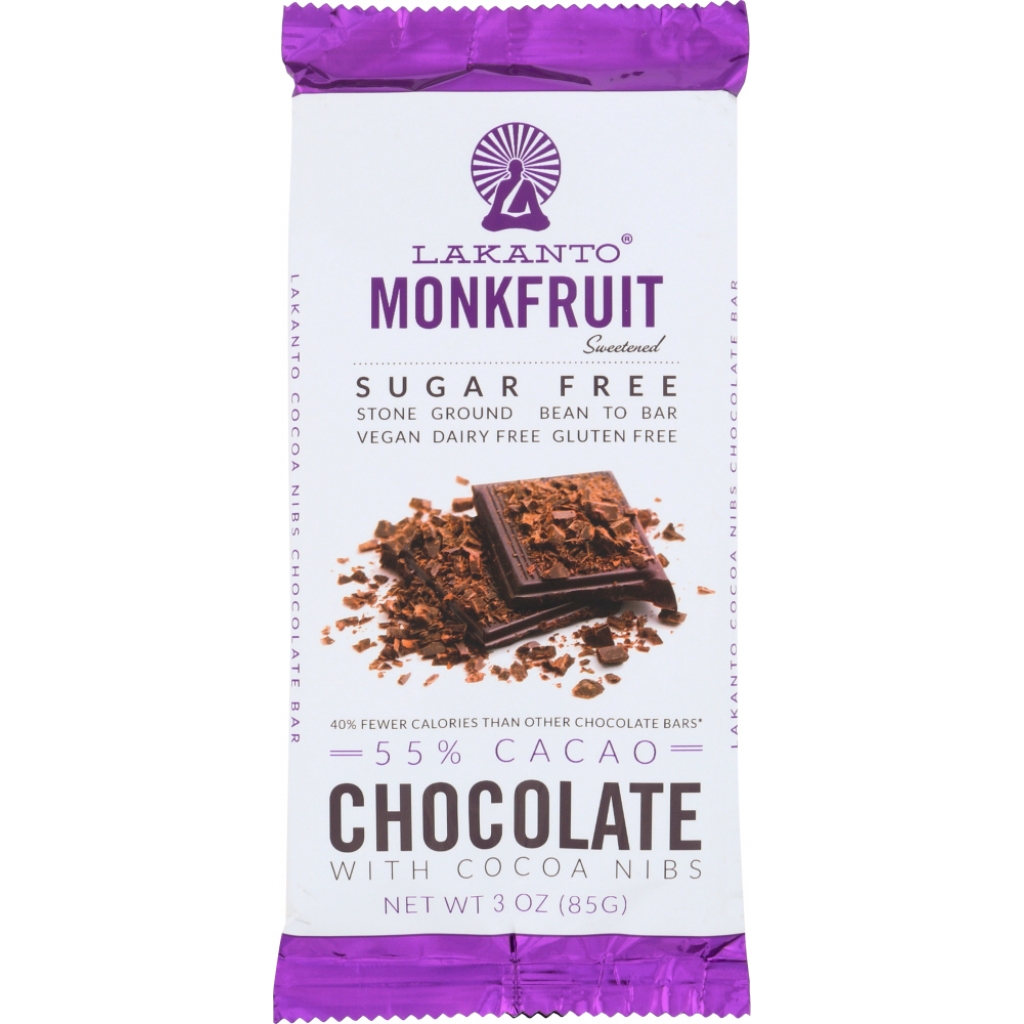 Sugar-Free Glorious Chocolate Bar, 3 oz