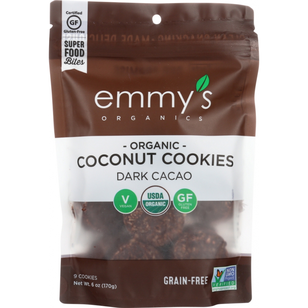 Dark Cacao Coconut Cookies - 6 oz