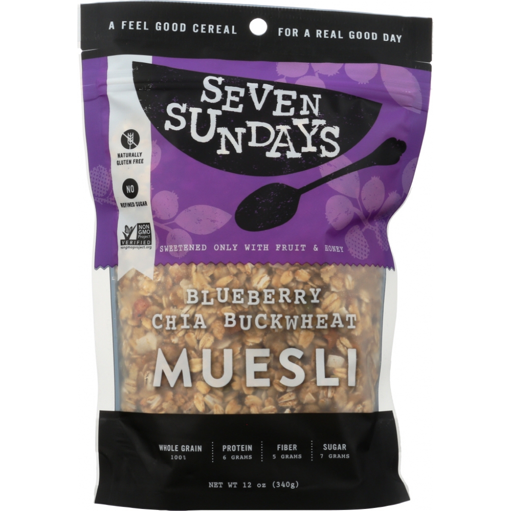 Blueberry Chia Buckwheat Muesli - 12 oz