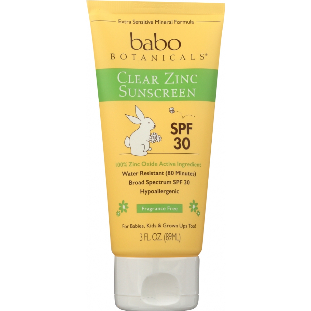 SPF 30 Unscented Sunscreen - 3 oz