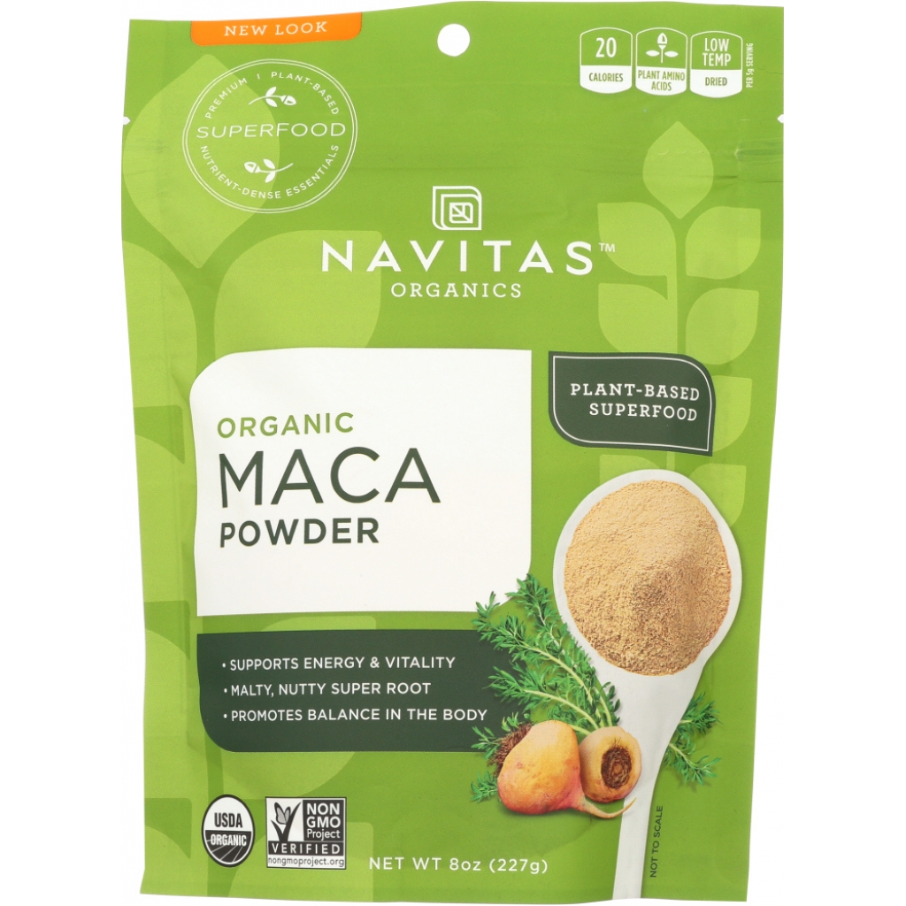 Organic Raw Maca Powder - 8 oz