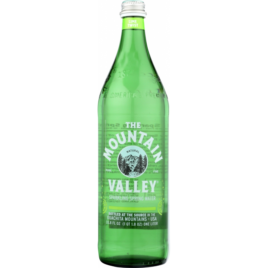 Mountain Valley Sparkling Lime Water – 1 Liter