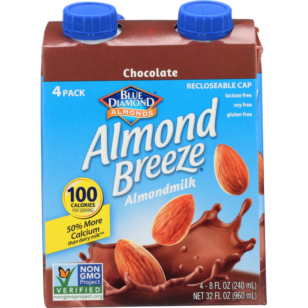 Chocolate Almond Breeze - Pack of 4, 32 oz