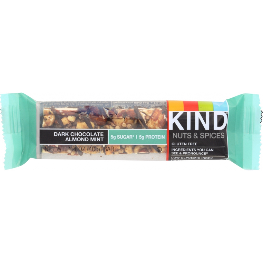 Dark Chocolate Almond Mint Bars, 1.4 oz