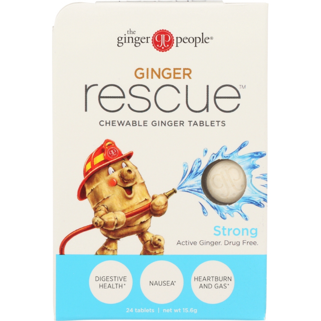 Ginger Rescue Chewable Tablets – Strong – 0.55 oz