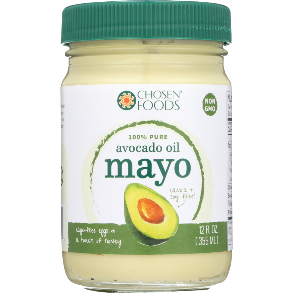 100% Pure Avocado Oil Mayonnaise, 12 oz