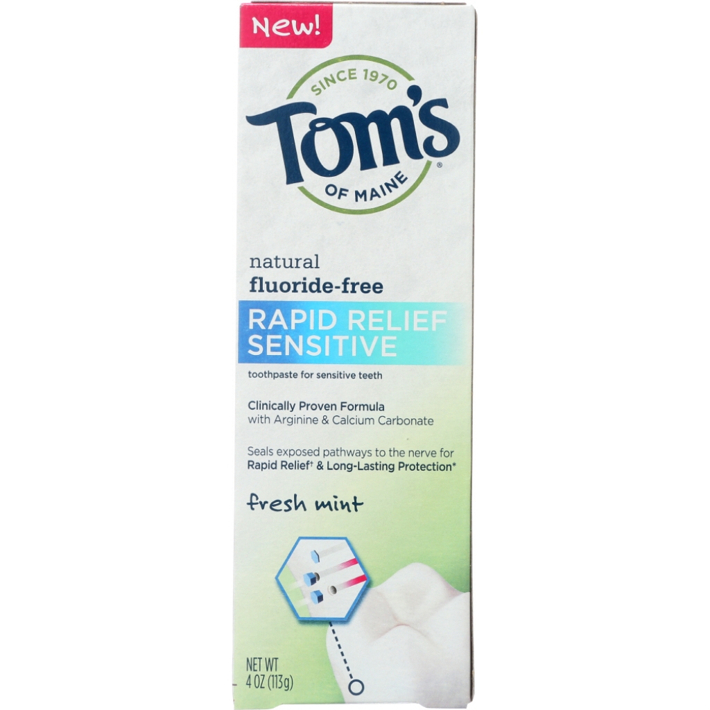 Rapid Relief Sensitive Toothpaste - 4 oz