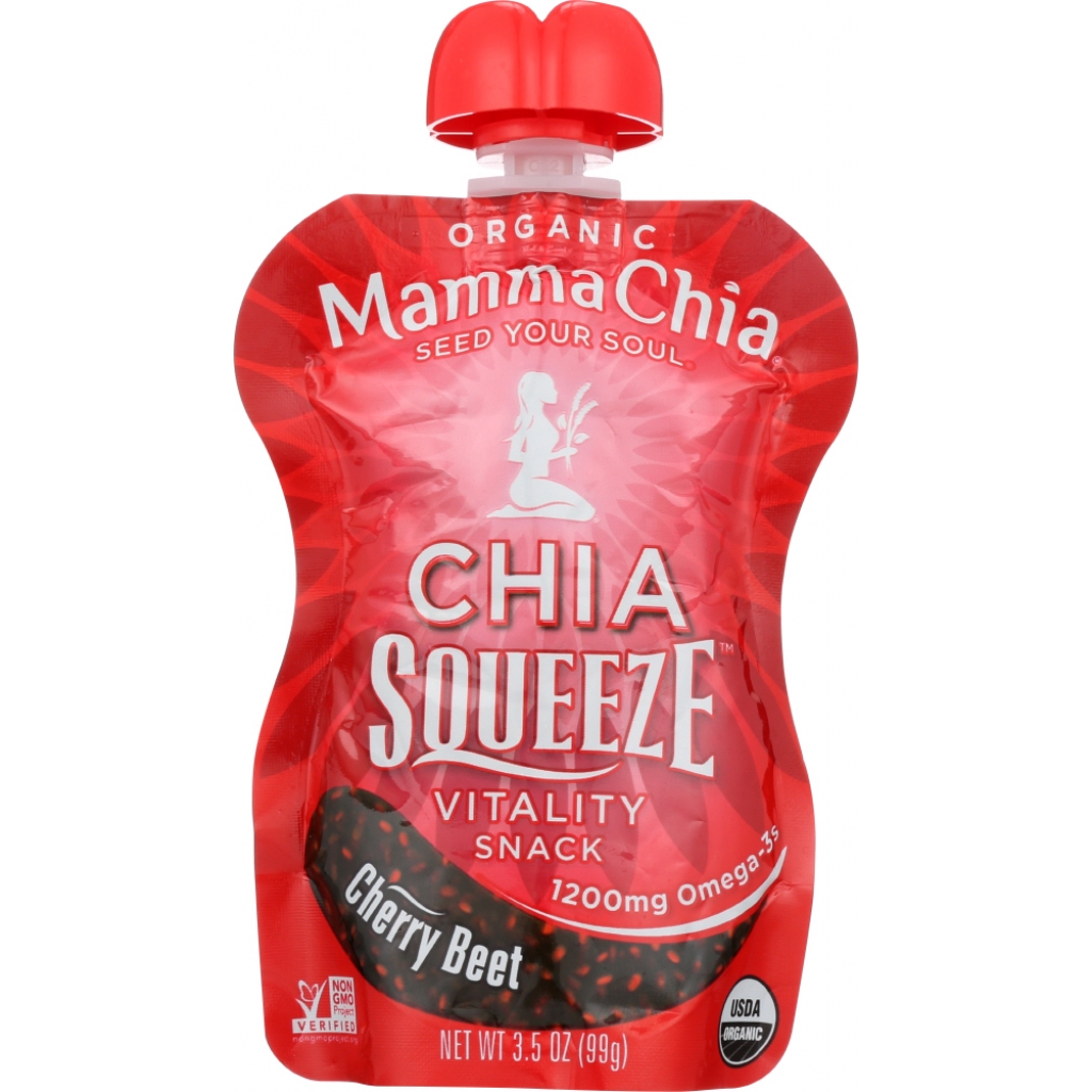 Organic Chia Squeeze: Cherry Beet, 3.5 oz