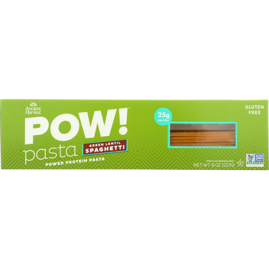 Pow! Pasta Green Lentil Spaghetti - 8 oz