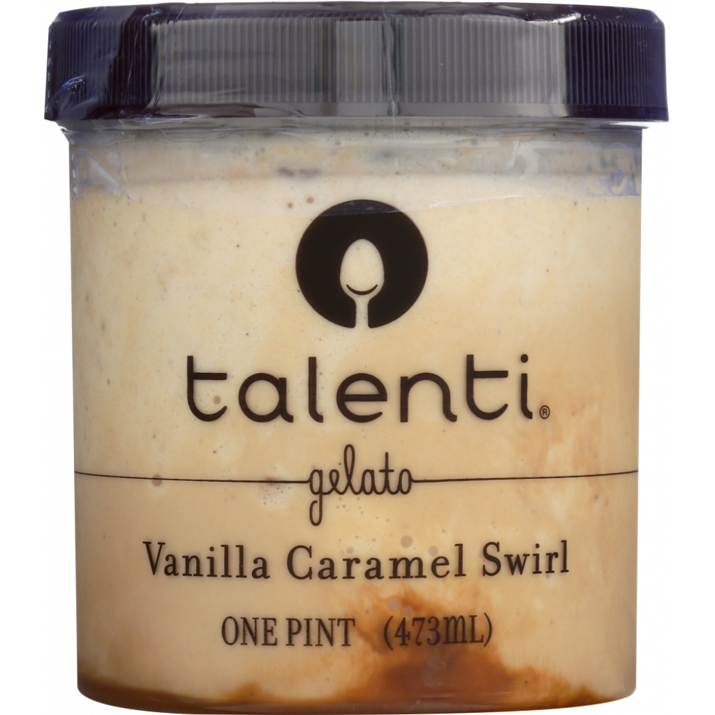 Vanilla Caramel Swirl Gelato - 1 pt