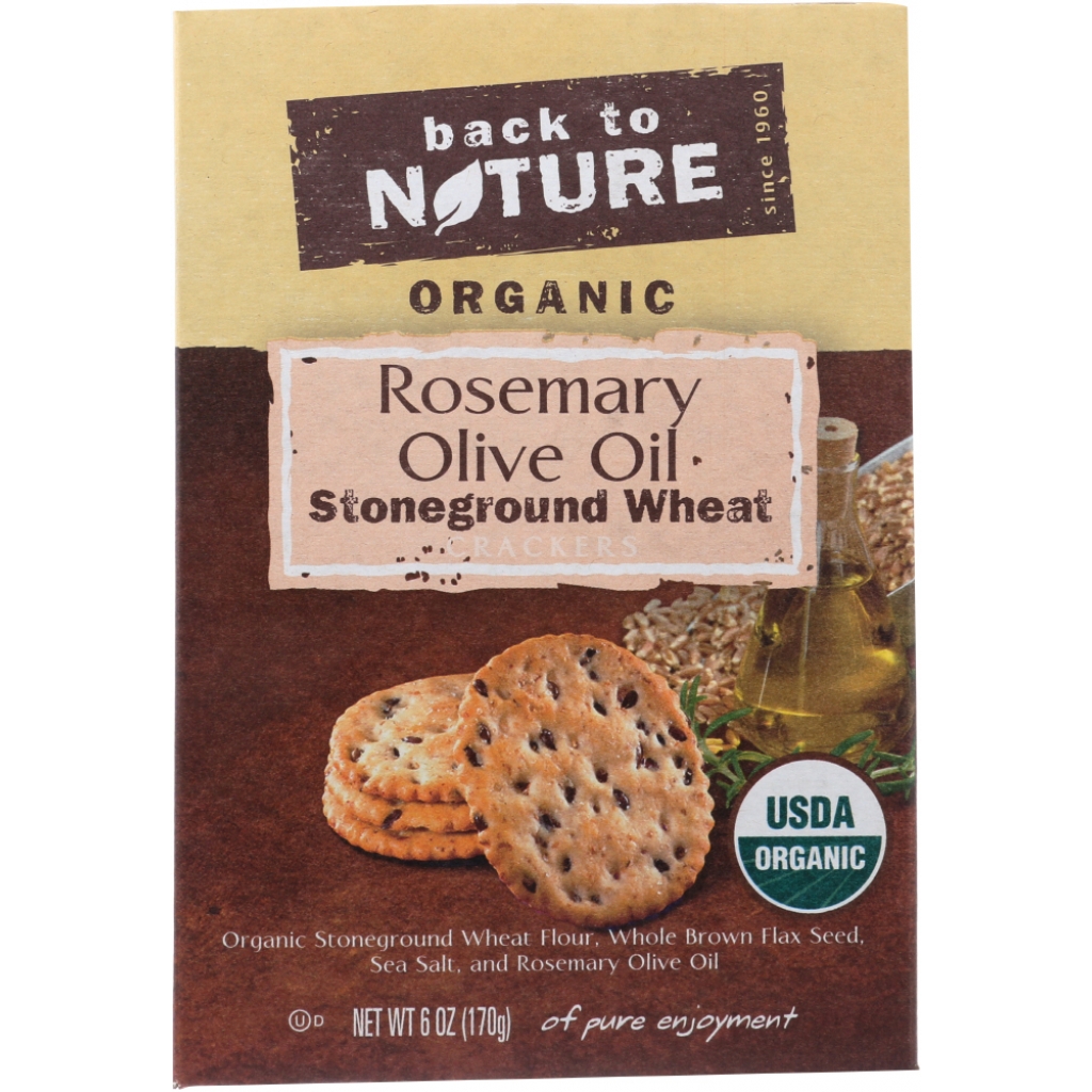 Rosemary and Olive Oil Crackers - 6 oz