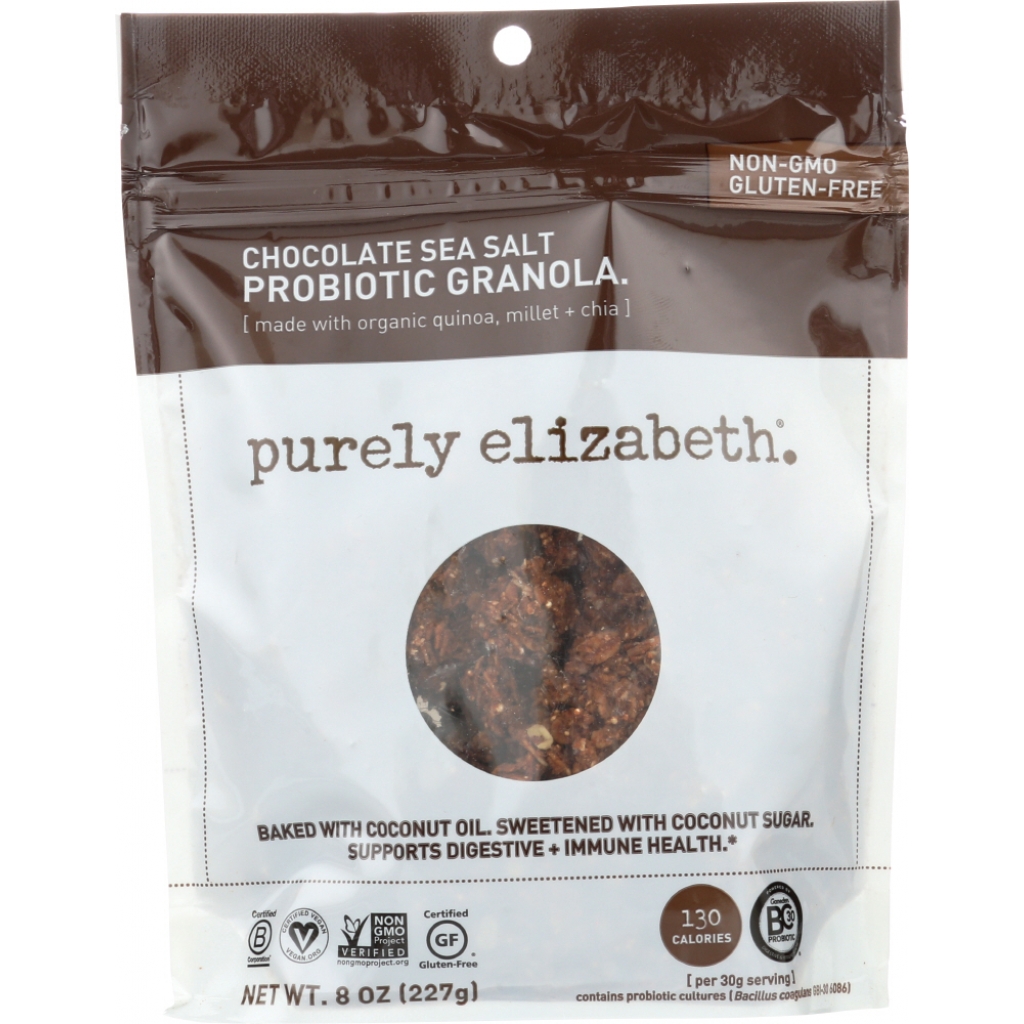 Probiotic Chocolate Sea Salt Granola, 8 oz