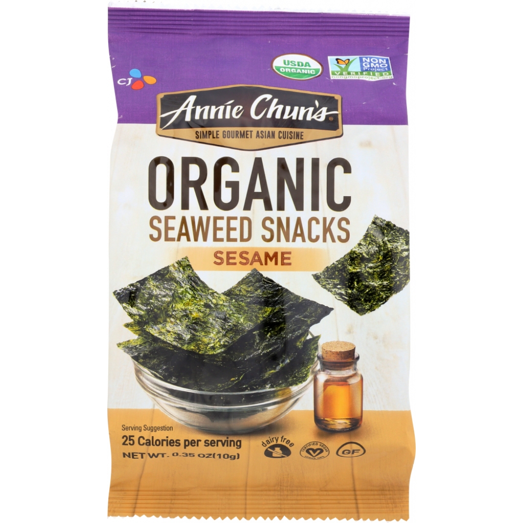 Organic Sesame Seaweed Snacks - 0.35 oz