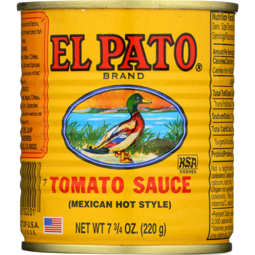 Mexican Hot Style Tomato Sauce - Versatile Cooking Ingredient, 7.75 oz