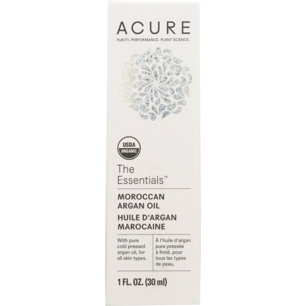 The Essentials Organic Moroccan Argan Oil, 1 fl oz