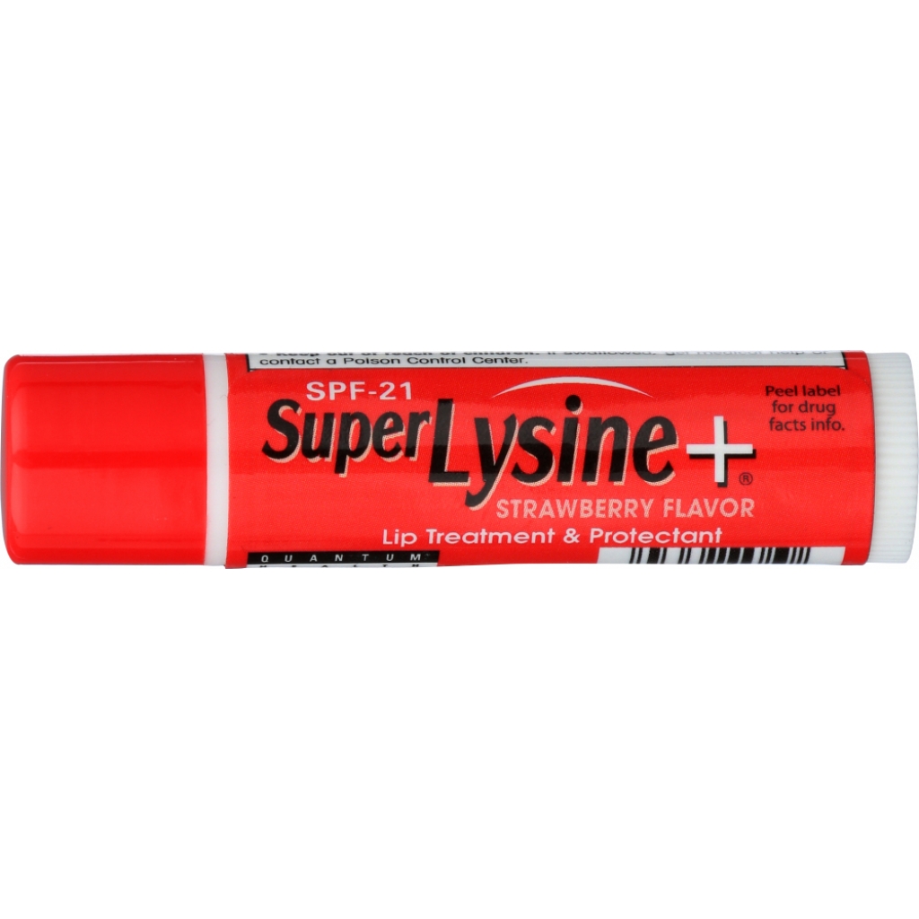 ColdStick Super Lysine Plus Strawberry Lip Balm – .25 oz