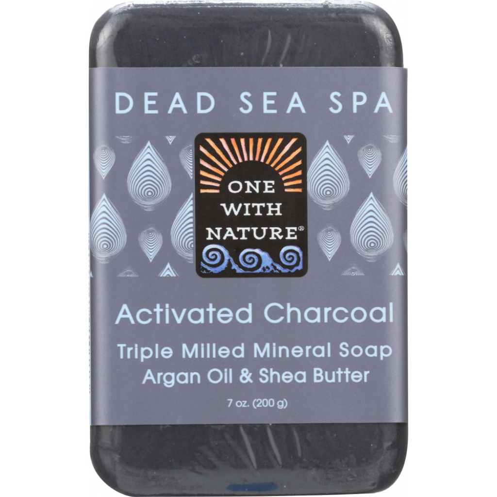 Activated Charcoal Soap with Dead Sea Minerals - 7 oz